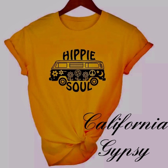 HIPPIE SOUL VW BUS Graphic Tee T-shirt - Picture 5 of 9